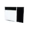 Ghent Combo Whiteboard/Bulletin, Mag Por/Rcycld, Styl B, 4 ft H x 16 ft W, Black SPC416B-ATR-BK - alternate 1